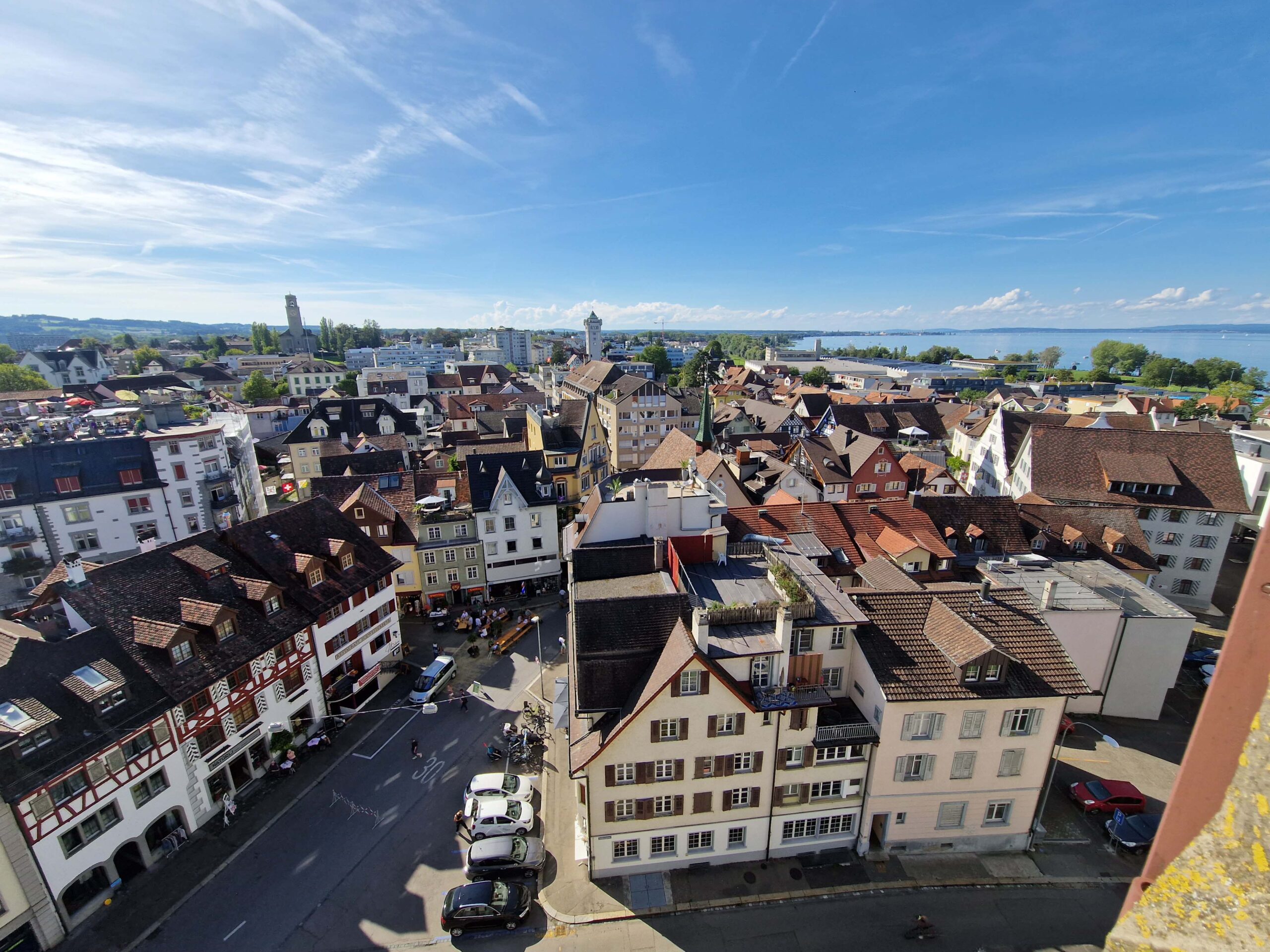 Turmaussicht nach Romanshorn